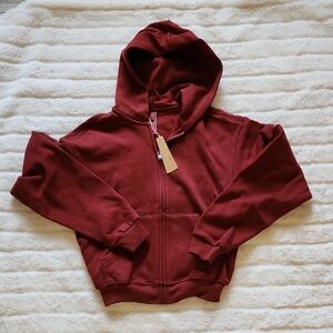 SKIMS Cotton Fleece Classic Zip Up Hoodie